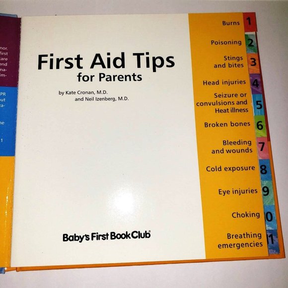 First Aid Tips for Parents - Kate Cronin M D - Hardcover book - Picture 2 of 3